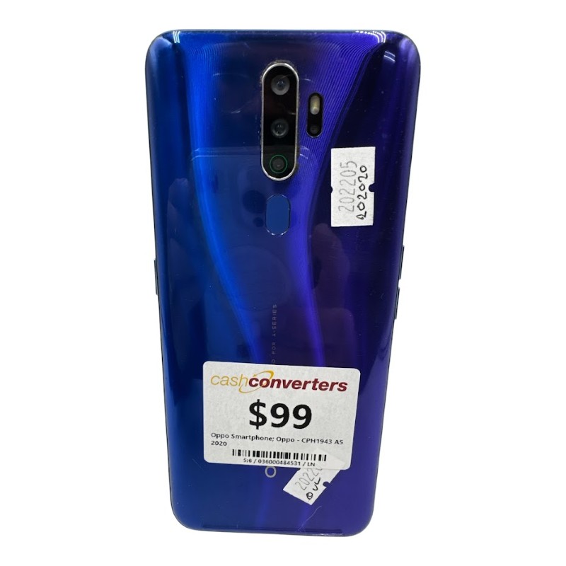Oppo A5 2020 Cph1943 64GB Blue | 036000484531 | Cash Converters