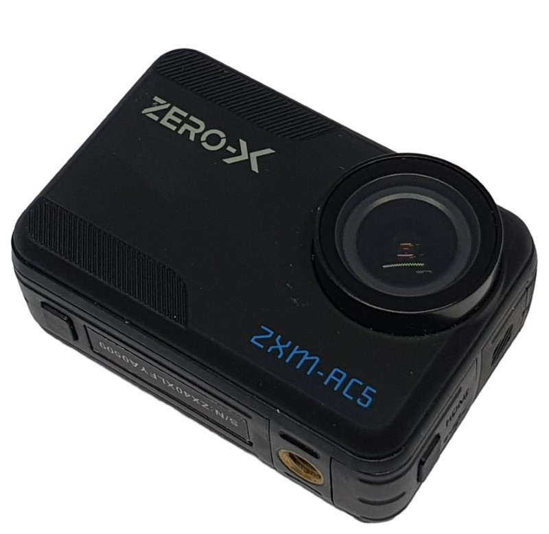 Zero-X Waterproof 4K UHD Action Camera Zxm-Ac5 Black