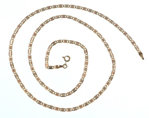18ct Multi Tone Gold Necklace 50cm 6.94G 016700143649 Cash Converters
