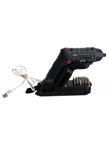 Ozito 3.6V Cordless Screwdriver With Usb Charging Base Black