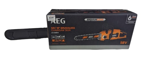 Aeg Acs58b18 58V 18" Brushless Chainsaw 014600418208 Cash Converters