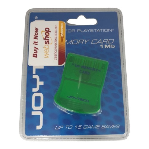 Joytech Memory Card 1MB Green 003900488188 Cash Converters