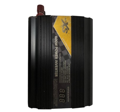 Auto Xs Power Inverter 600W Black 036700196119 Cash Converters
