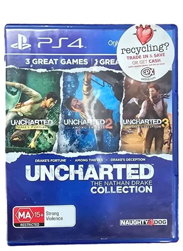 Uncharted: Kolekcja Nathana Drake'a PlayStation 4 (PS4) pudełkowa