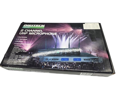 Digitech Am4120 Dual Channel AutoScan Diversity Wireless Microphone 026200217231 Cash