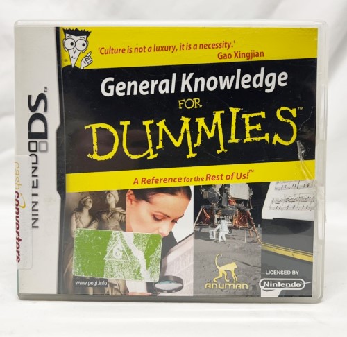 General Knowledge For Dummies Nintendo DS Game Nintendo DS