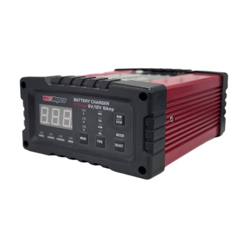Repco Battery Charger 9 Stage 6/12V Red 024300268489 Cash Converters