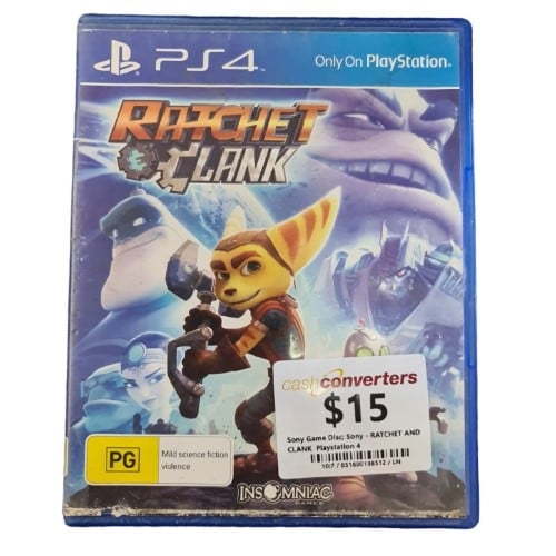Ratchet And Clank Playstation 4 (PS4) 051600138512 Cash Converters