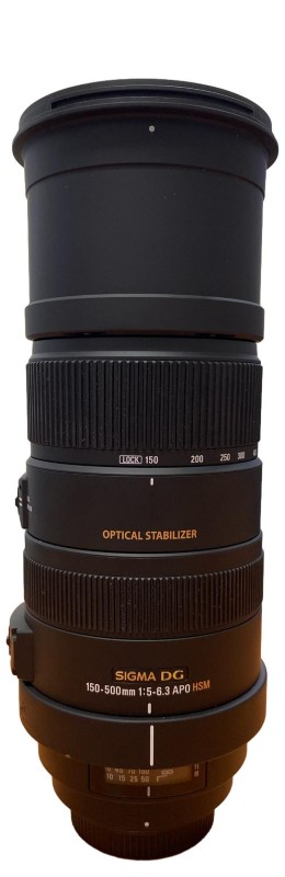 Sigma (Pentax K-Mount) Dg 150-500mm 1:5-6.3 Apo Hsm Black