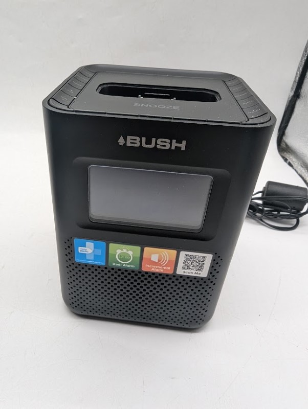 Bush Dab+ Clock Radio With Dock For iPhone Bcr33dabip Black