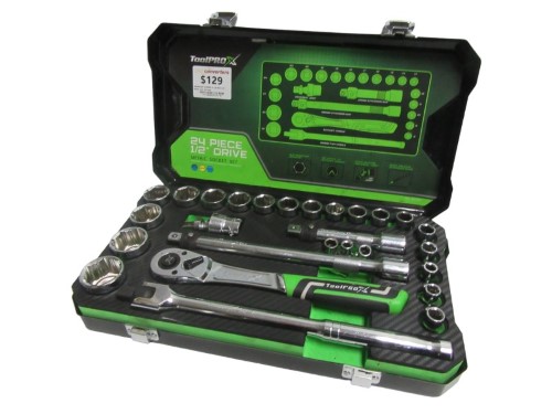 Toolpro X 24 Pce 1/2" Drive Green 000800273776 Cash Converters