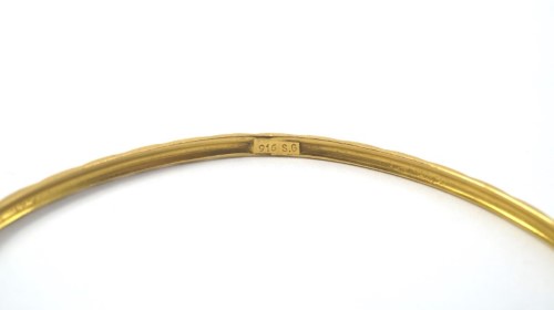 22ct Yellow Gold Bangle 6.97G 033200242661 Cash Converters
