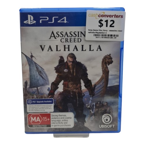 Assassin's Creed Valhalla Playstation 4 (PS4) 001000301399 Cash