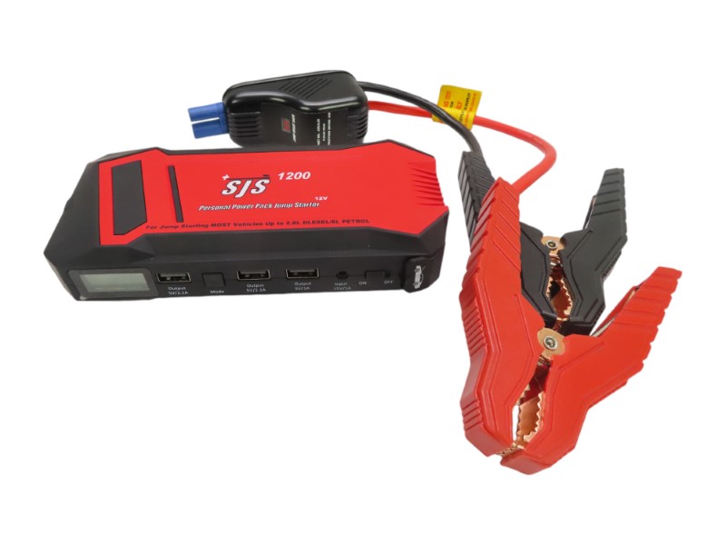 Sjs Personal Power Pack Jump Starter 12V Red 000600380082 Cash