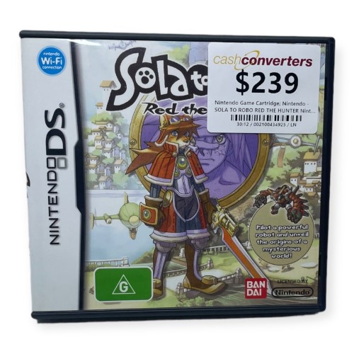 Sola To Robo Red The Hunter Nintendo DS 002100434925 Cash Converters