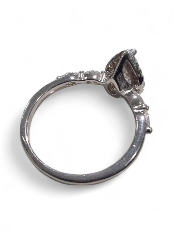 Silver Ring With Stone Size Q 043200240696 Cash Converters