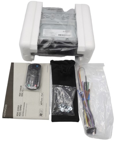 Kenwood Single Din Usb Aux Am/Fm Radio Stereo CD Player Car Audio