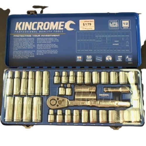 Kincrome 1/2 Drive Socket Set Blue 039000083825 Cash Converters