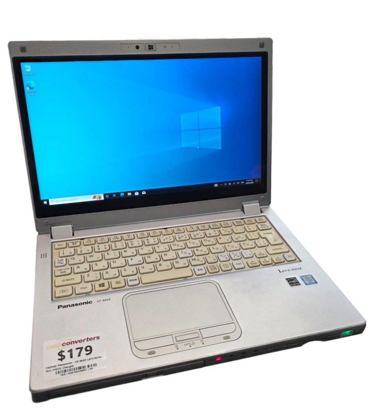 Panasonic Let's Note Cf-Mx5 Intel Core i5 4GB 100GB Silver