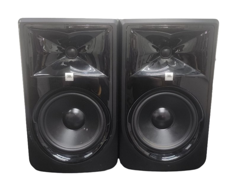 JBL Professional 308P Mkii 3 Series Mkii Powered Studio Monitors Black