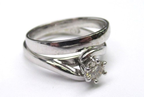 18ct White Gold Ladies Diamond Ring Size P 037900310155 Cash Converters