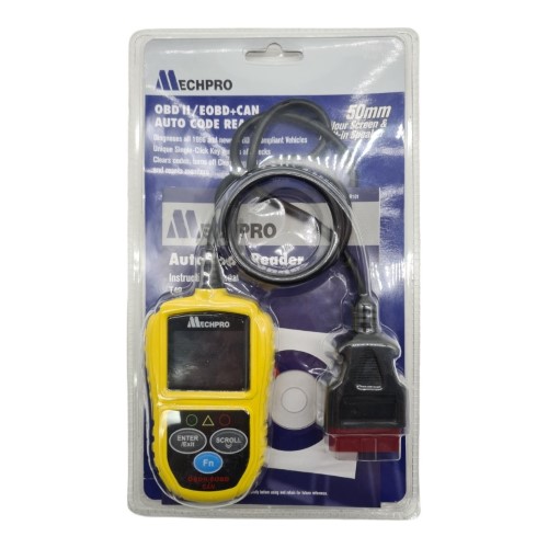 Mechpro Obdii Auto Code Reader Yellow 003000248395 Cash Converters