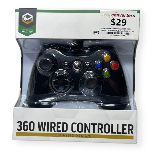 Xbox 360 Powerwave Xbox 360 Black 028300124366 Cash Converters