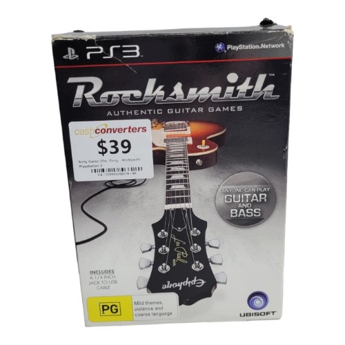 Rocksmith Playstation 3 (PS3) 028600268078 Cash Converters