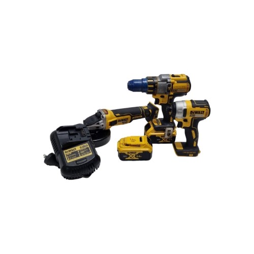 Dewalt Dcg405 Angle Grinder + Drill + Impact Driver 000900260640