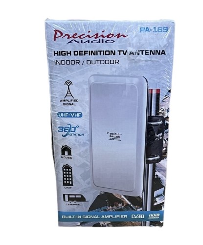 Precision Audio Indoor/Outdoor Antenna Pa169 Black 016700141767