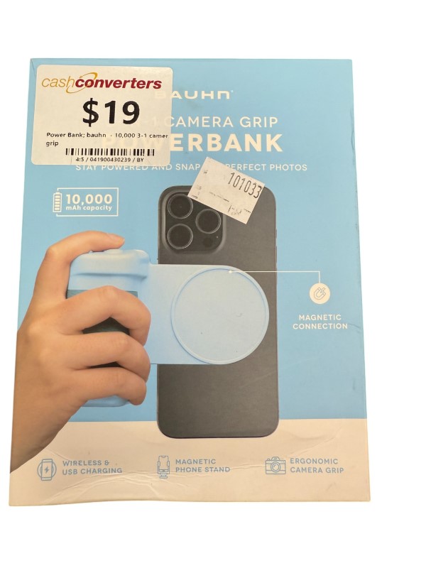 Bauhn 3-1 Camera Grip 10,000 Blue 041900430239 Cash Converters