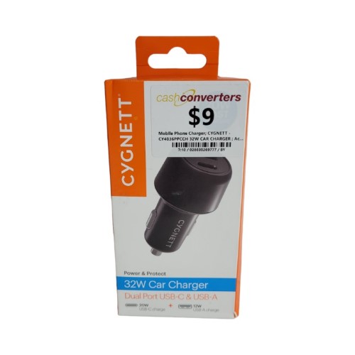 32W Car Charger Cy4036ppcch Black 028600269777 Cash Converters