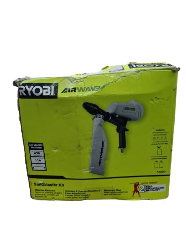 Ryobi Rasbg1 Airwave Sandblaster Kit 037900337475 Cash Converters