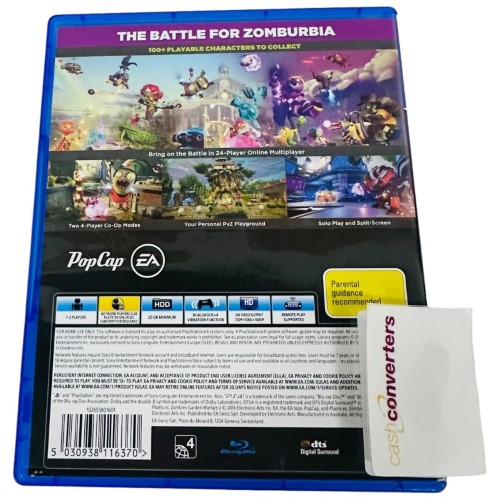 Plants Vs. Zombies Gw2 Playstation 4 (PS4) 045100312634 Cash Converters