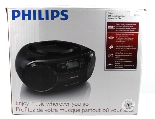 Philips Sound Machine CD Player With Dab+ Radio Azb500 Black