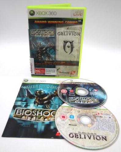 Bioshock / Elder Scrolls Iv Oblivion Award Winning Combo Pack Xbox