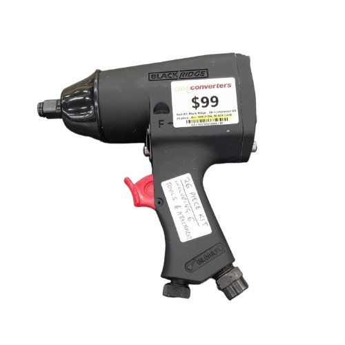 Black Ridge Air Compressor Kit 26 Piece Black 043700413844 Cash Converters