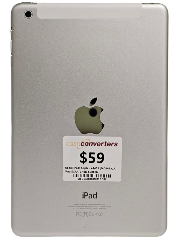 Apple iPad A1455 (Md543x/A) 16GB Silver | 060000010332 | Cash