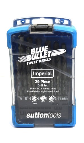 Sutton Tools Blu Bullet Drill Set Blue 016700141302 Cash Converters