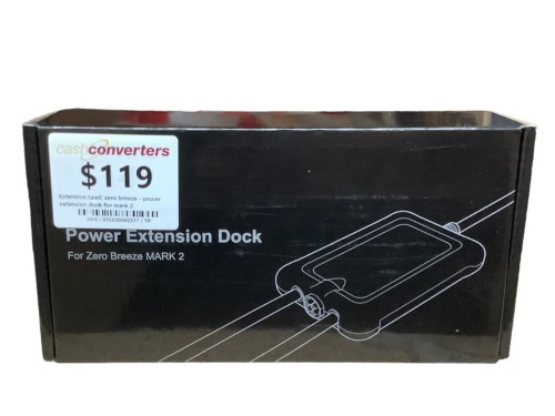 Zero Breeze Power Extension Dock For Mark 2 Black 055500060317 Cash