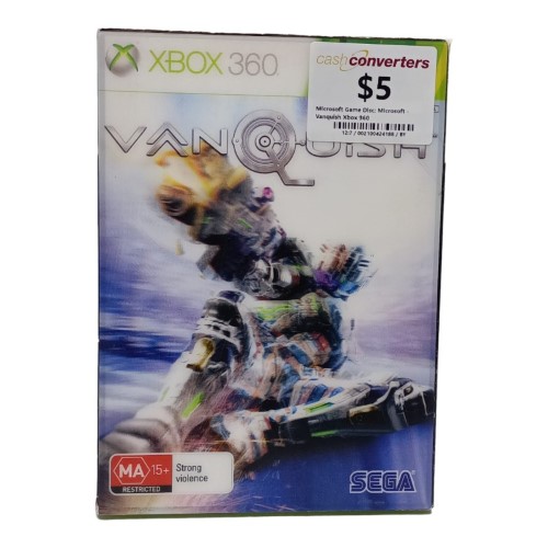 Vanquish Xbox 360 002100424188 Cash Converters