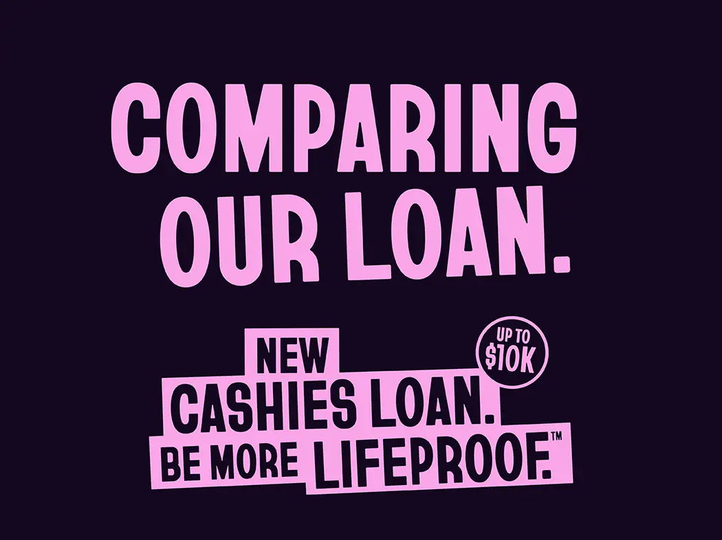 Compare the Cashies Loan with other cash loans