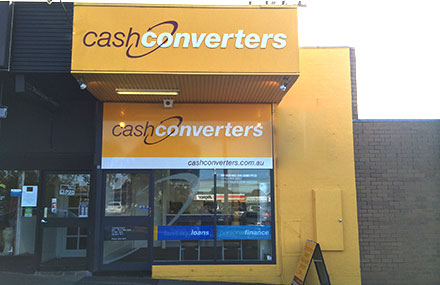 Belconnen cash converters store front