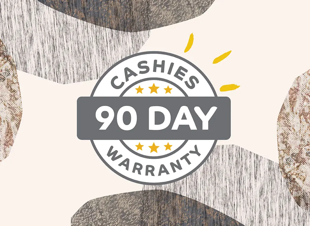 Cashies 90 Day Warranty